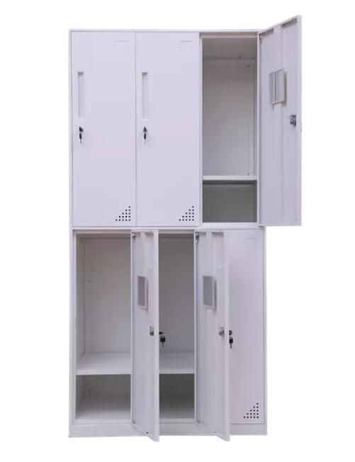 Modern Design Factory Direct Office Furniture with 6 Doors Locker