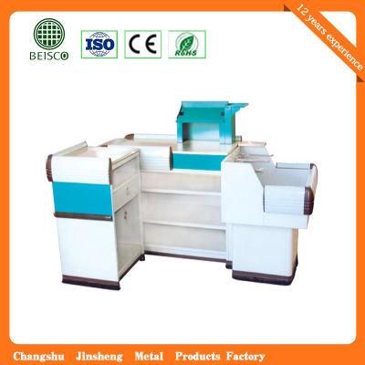 Wholesale Supermarket Stainless Cash Counter