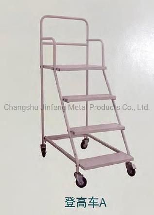 Supermarket Warehouse Movable Stair Climbing Truck Ladder Truck Ladder Cart