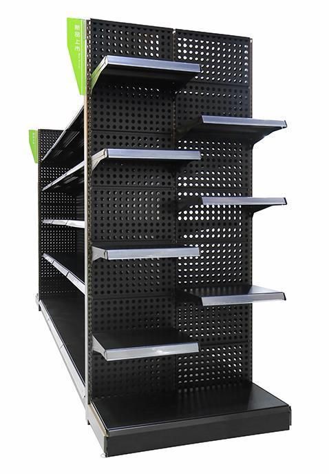 New Type Retail Store Metal Rack Merchandise Display Supermarket Gondola