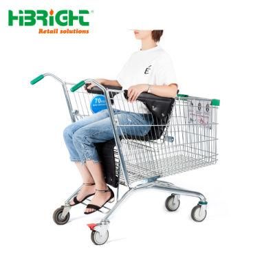 Disabled Used Supermarket Shopping Cart Wheelchair Trolley for Supermarket Stores