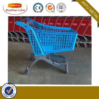 Supermarket Plastic Shopping Cart, Plastic Shopping Trolley