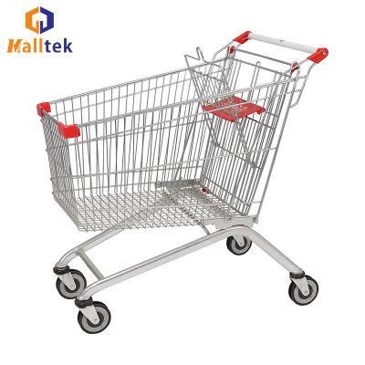 Wholesale Hot Sale Durable Metal European Supermarket Shopping Cart Trolley