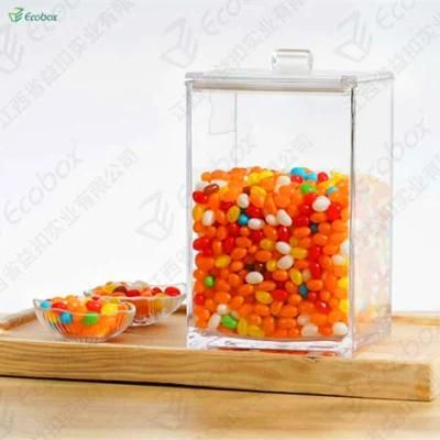 Supermarket Mini Bulk Food Display Plastic Airtight Dry Food Bin