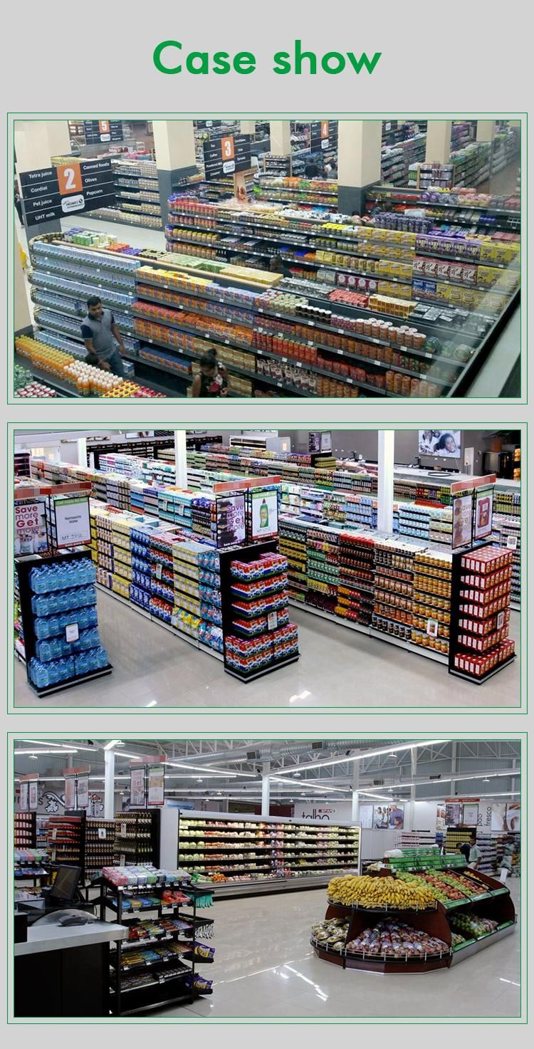 Modern light Duty Sturdy 4shelf Chromium Plating Commercial Supermarket Shelf