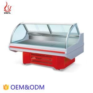 Junjian Frozen Food Fresh Meat Cases Refrigeration Equipment Supermarket Facilities Supermarket Fridge