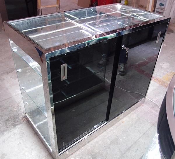 OEM Supermarekt Retail Shop Glass Display Counter