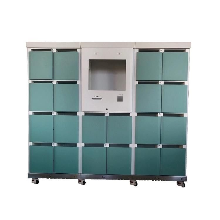 Densen Customized Steel Smart Fingerprint Lockers Luggage Storage Electronic Metal Cabinet Locker with Kerong Locker