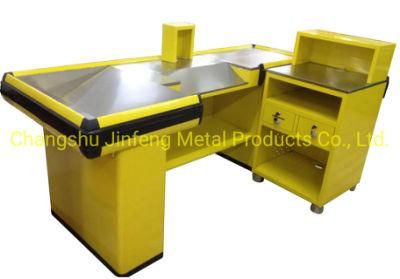 Customized Supermarket Cashier Desk Checkout Counter Jf-Cc-127