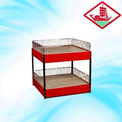 Double Layer Steel Promotion Table