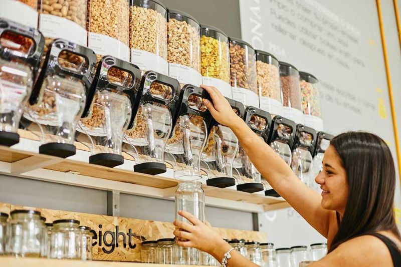 High Promotion Bulk Food Cereal and Nuts Dispensers