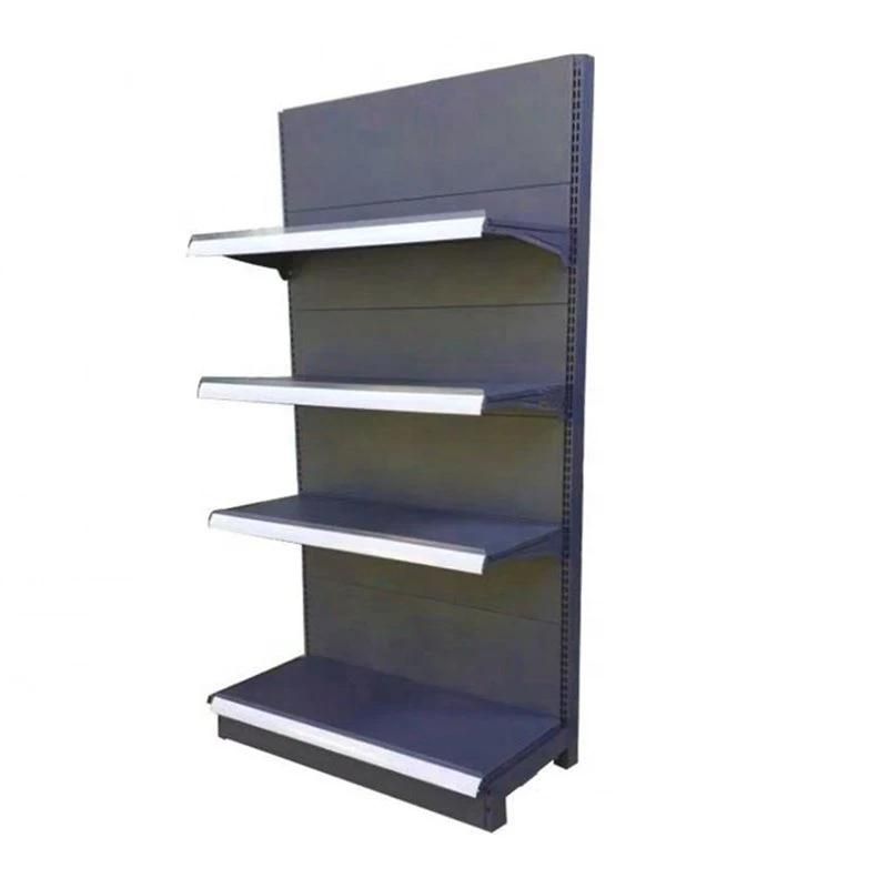 Supermarket Floor Display Stand Shop Stand Metal Shelf Wood Stand