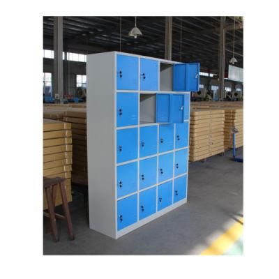 Fas-152 20 Door Locking Boxes Metal Storage Cabinets Customize Storage Steel Locker
