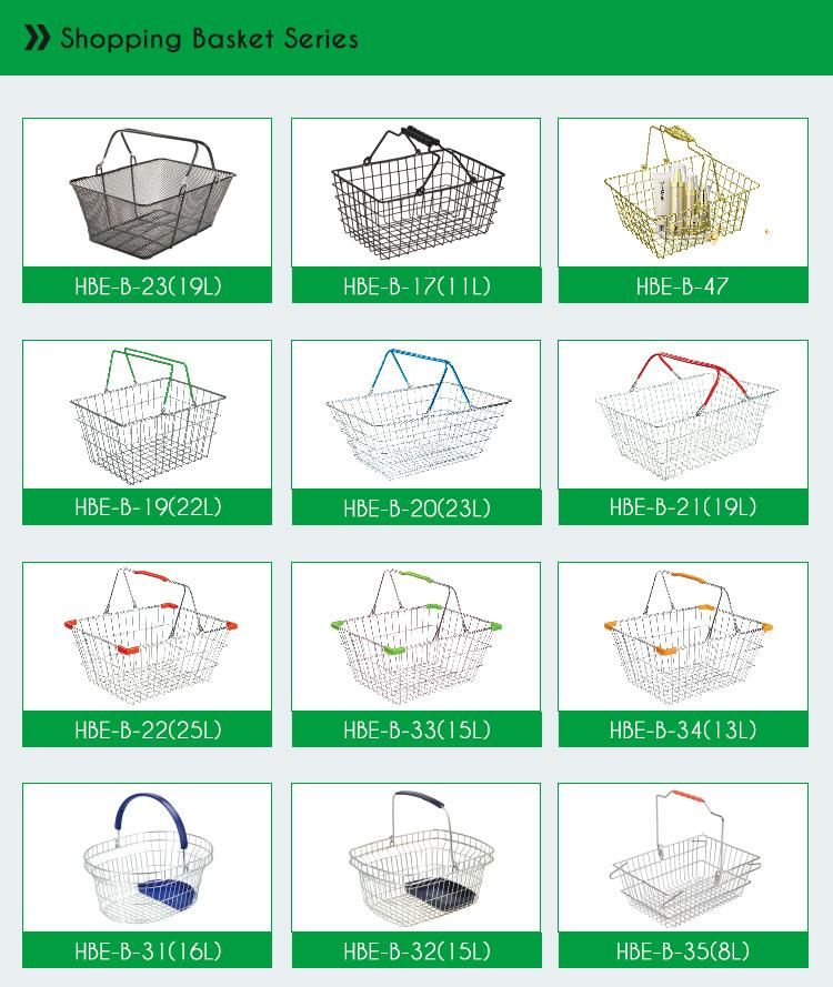 Retail Cosmetics Store Metal Stacking Shopping Basket