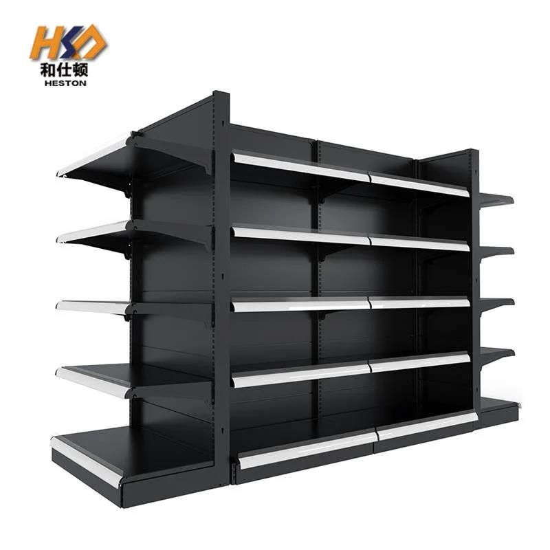Factory Customized Gondola Grocery Display Stand Racks Supermarket Shelves