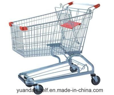 Supermarket Shopping Trolley American Style 150L