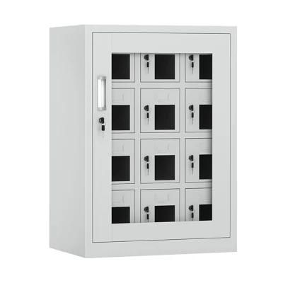 Steel 12 Door Mobile Phone Storage and Charge Locker with Sockets