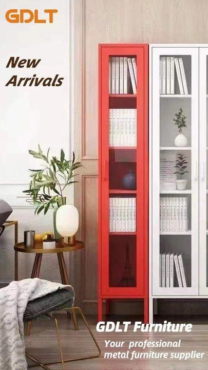Modern Cheap Height Metal File Cabinet Swing Door Metal Cabinet with Doors and Adjustable Shelves