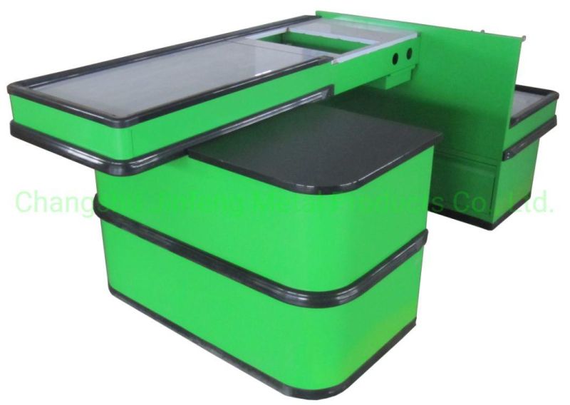 Standard Checkout Desk with Bag Hook