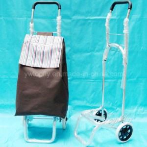 Folding Shopping Trolley with Aluminum Frame