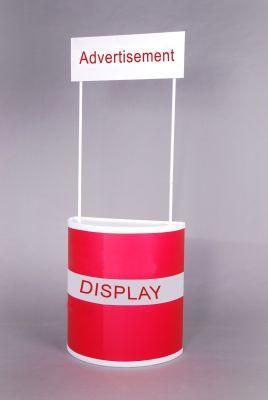 Semi-Round ABS Advertising Stand Table Promotion Counter (PM-02-C)