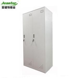 Tall Storage Full Welded Metal Cabinet with Handle &amp; Lock Rods