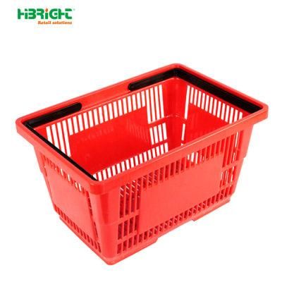 Retail Plastic Shopping Basket for Supermarket and Grocery Store