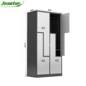 Durable Office Furniture Steel 6 Compartment Locker