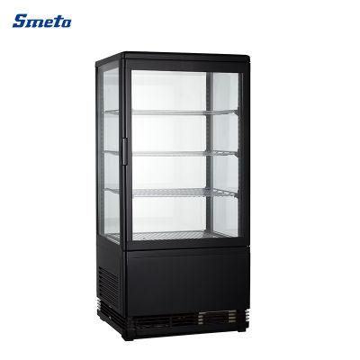 68L 3 Layer Commercial Bakery Beverage Display Chiller Refrigeration Showcase