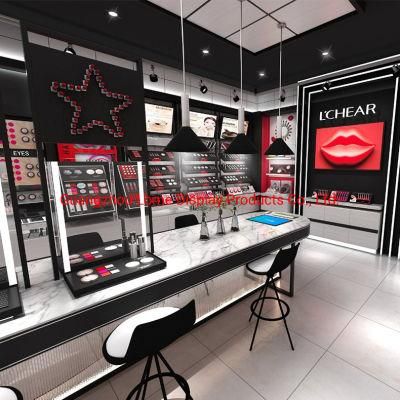 Cosmetic Perfume Display Customized Display Makeup Furniture Lipstick Stand Interior Design