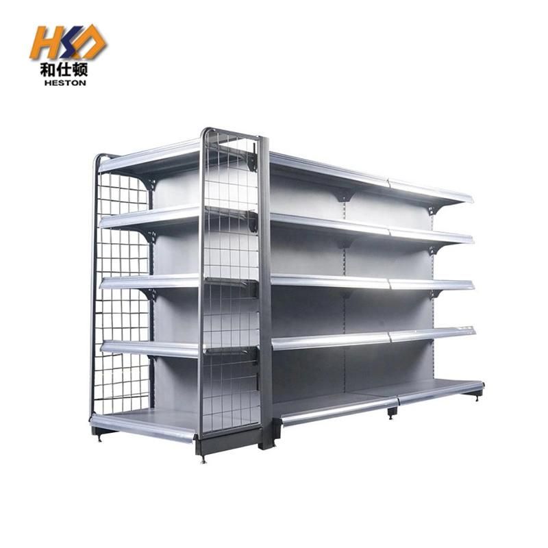 Good Quality Heavy Duty Cold-Rolled Steel Rack Gondola Supermarket Shelf Grocery Store Shelf