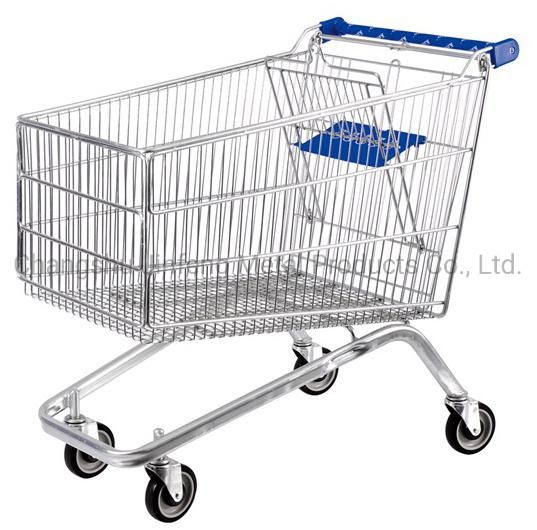 Supermarket and Shopping Mall Equipment Metal Trolleys Shopping Carts