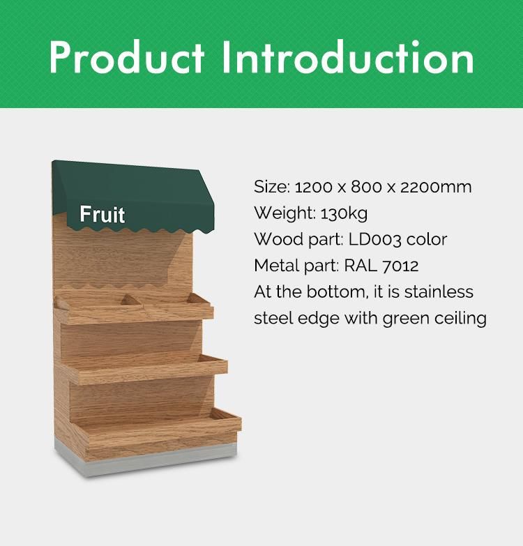 Characteristic Supermarket Fruit Dry Food Nuts Display Stand