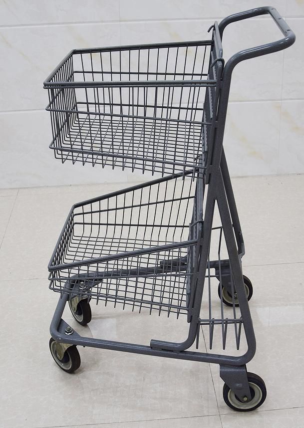 Hsd Brand Customized Supermarket European Shopping Cart Trolley