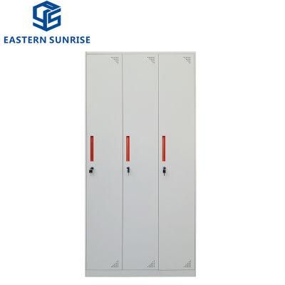 Factory Price Three Door Cloth Locker