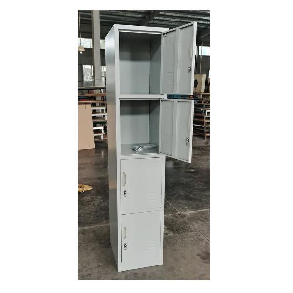 Fas-012 4 Door School Gym Steel Locker Cabinet Kd Design Clothes Metal Locker
