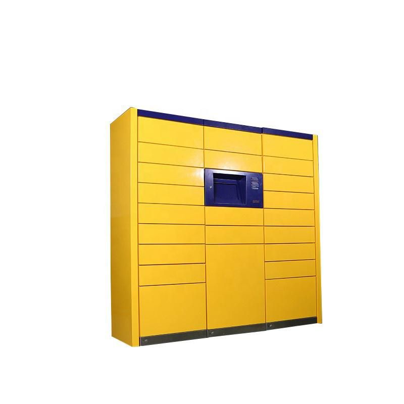 Densen Customized High Quality Multi Function School Locker Shelf Intelligent Express Cabinet Stainless Steel Enclosure Metal Box