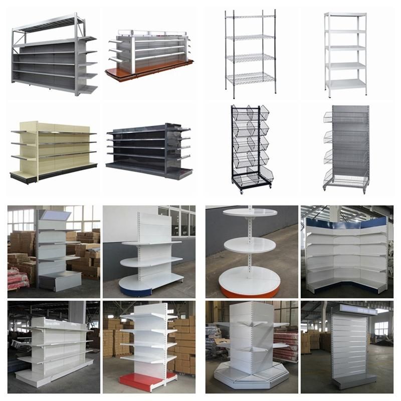 Supermarket Shelves Customized Size Hole Back Single Side Shelf