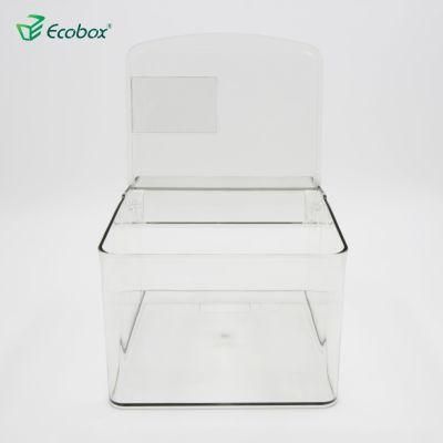 Supermarket Clear Plastic Box Candy Scoop Bin