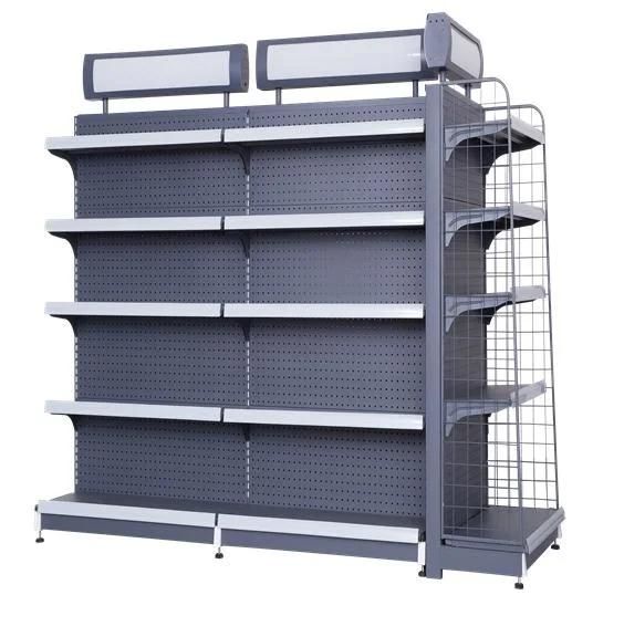 Promotion Steel Frame Supermarket Hanging Goods Display Shelving