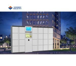 Outdoor Waterproof Stainless Steel Body Smart Parcel Delivery Locker for Express Service