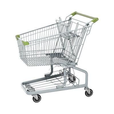 New Design Zinc Plated OEM Supermarket Trolley Manufacturers