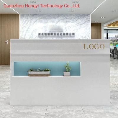 Boutique Shop Modern Retail Cash Desk Multifunctional Store Cashier Counter Table Checkou Counter for Sale