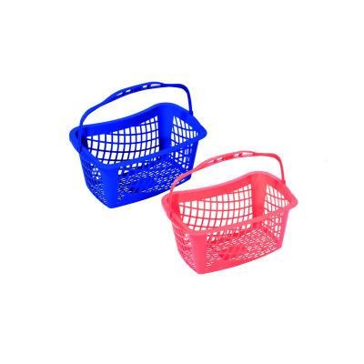 Plastic Supermarket Basket for Shopping