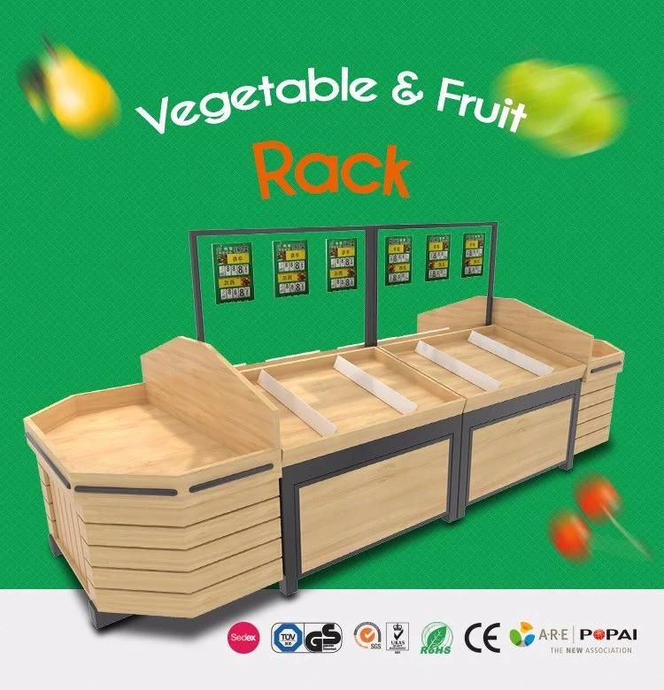 Supermarket Shop Store Fresh Fruit and Vegetable Display Rack