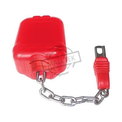 Durable Plastic Store Trolley Coin Lock for Supermarket