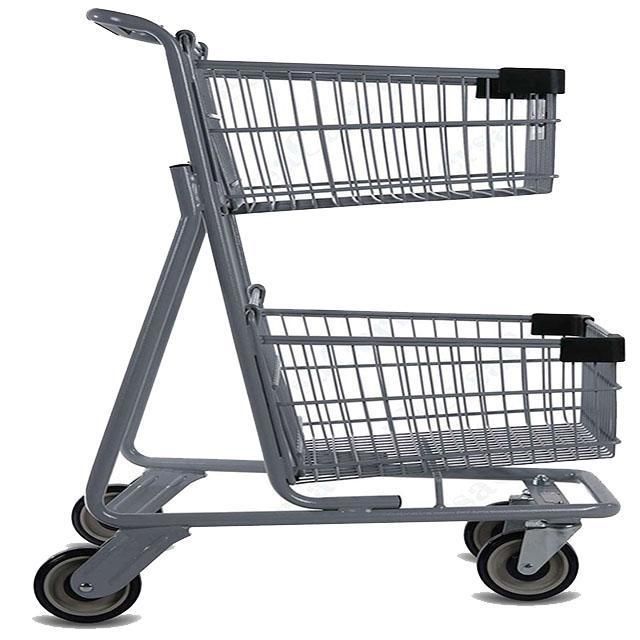 Hsd Brand Customized Supermarket European Shopping Cart Trolley