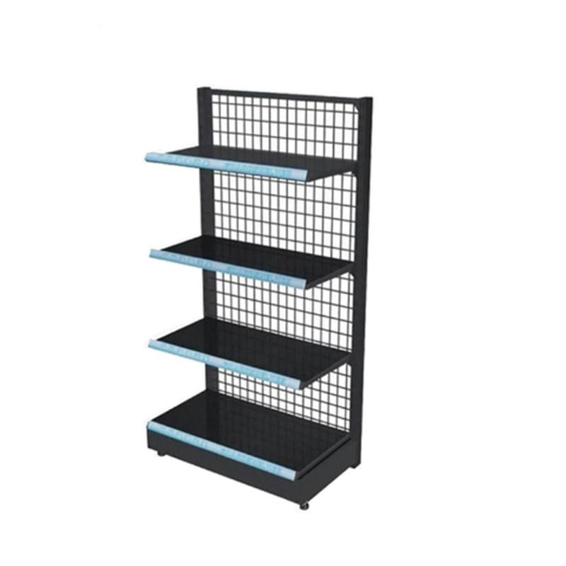 Customized Double Sided Single Sided Metal Convenience Store Display Supermarket Shelves