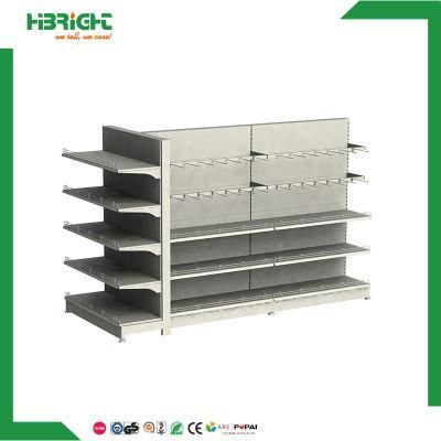 Supermarket Furniture Gondola Display Steel Shelves