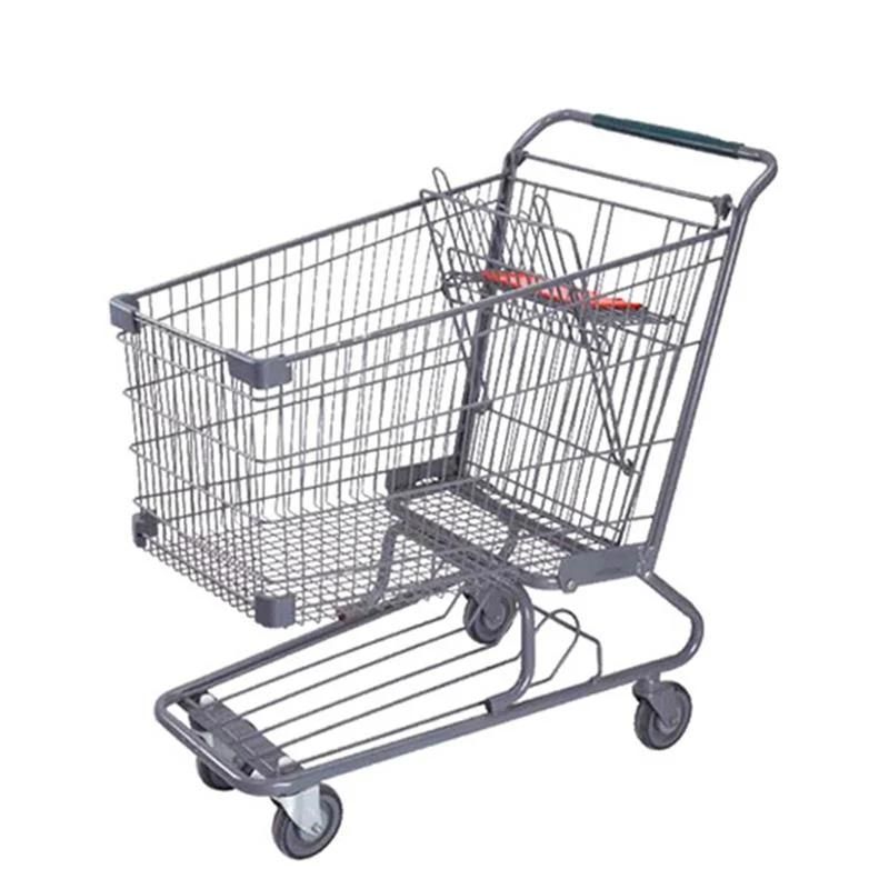 Hot Sell Shopping Trolley, Foldable Supermarket Cart 2018 New Product